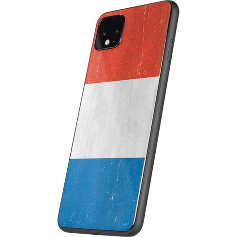 Netherlands Flag Distressed Google Pixel 4 XL Skin